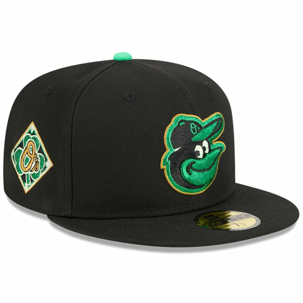 Baltimore Orioles 2026 St. Patrick's Day 59FIFTY Fitted Hat - Black | New Era