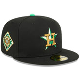 Houston Astros 2026 St. Patrick's Day 59FIFTY Fitted Hat - Black | New Era