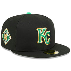 Kansas City Royals 2026 St. Patrick's Day 59FIFTY Fitted Hat - Black | New Era