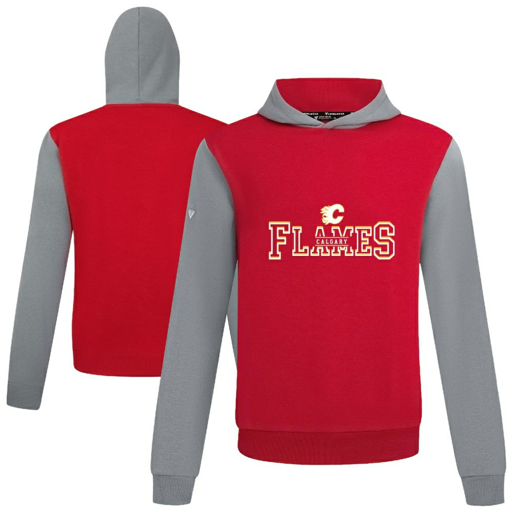 Calgary Flames Levelwear Ultimate Journey Pullover Hoodie Red/Gray