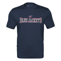 Columbus Blue Jackets Levelwear Anthem Journey Performance T-Shirt Navy