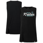 Seattle Kraken Levelwear Women's Influx Monument Tank Top Black