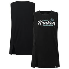 Seattle Kraken Levelwear Women's Influx Monument Tank Top Black