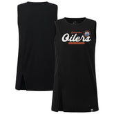 Edmonton Oilers Levelwear Women's Influx Monument Tank Top Black