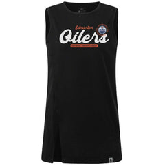 Edmonton Oilers Levelwear Women's Influx Monument Tank Top Black