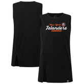 New York Islanders Levelwear Women's Influx Monument Tank Top Black