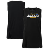 Buffalo Sabres Levelwear Women's Influx Monument Tank Top Black