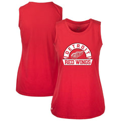 Detroit Red Wings Levelwear Women's Macy Banner Arch Tank Top Red