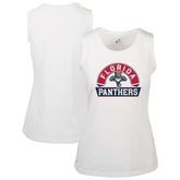 Florida Panthers Levelwear Women's Macy Banner Arch Tank Top White