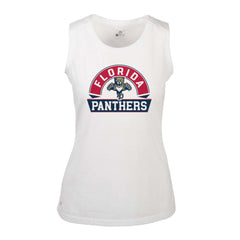 Florida Panthers Levelwear Women's Macy Banner Arch Tank Top White