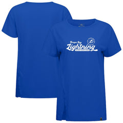 Tampa Bay Lightning Levelwear Women's Influx Monument T-Shirt Royal