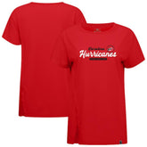 Carolina Hurricanes Levelwear Women's Influx Monument T-Shirt Red