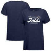 Winnipeg Jets Levelwear Women's Influx Monument T-Shirt Navy