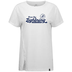 Tampa Bay Lightning Levelwear Women's Influx Monument T-Shirt White