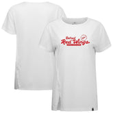 Detroit Red Wings Levelwear Women's Influx Monument T-Shirt White