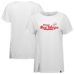 Detroit Red Wings Levelwear Women's Influx Monument T-Shirt White