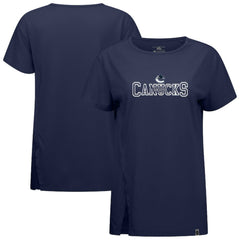 Vancouver Canucks Levelwear Women's Influx Journey T-Shirt Navy