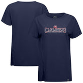 Montreal Canadiens Levelwear Women's Influx Journey T-Shirt Navy