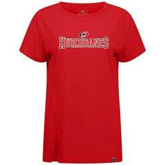 Carolina Hurricanes Levelwear Women's Influx Journey T-Shirt Red