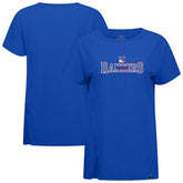 New York Rangers Levelwear Women's Influx Journey T-Shirt Royal