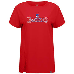 New York Rangers Levelwear Women's Influx Journey T-Shirt Red