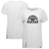 Los Angeles Kings Levelwear Women's Influx Banner Arch T-Shirt White