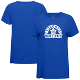 Toronto Maple Leafs Levelwear Women's Influx Banner Arch T-Shirt Royal