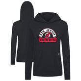 New Jersey Devils Levelwear Women's Relay Banner Arch Pullover Hoodie Black