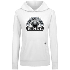 Los Angeles Kings Levelwear Women's Relay Banner Arch Pullover Hoodie White