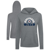 Winnipeg Jets Levelwear Women's Relay Banner Arch Pullover Hoodie Gray