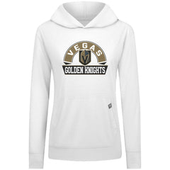 Vegas Golden Knights Levelwear Women's Relay Banner Arch Pullover Hoodie White