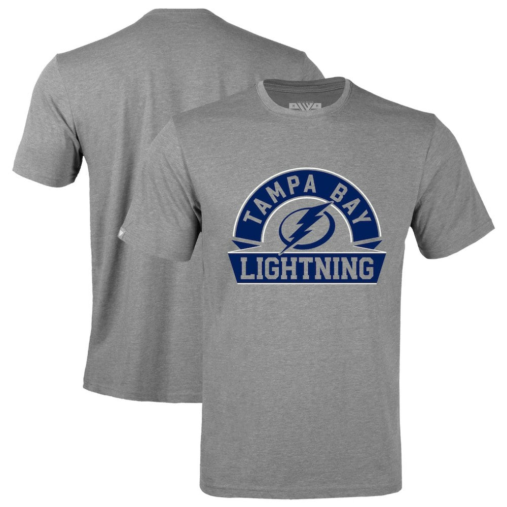 Tampa Bay Lightning Levelwear Richmond Banner Arch T-Shirt Gray