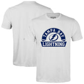 Tampa Bay Lightning Levelwear Richmond Banner Arch T-Shirt White