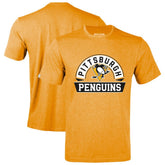 Pittsburgh Penguins Levelwear Richmond Banner Arch T-Shirt Gold