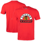 Chicago Blackhawks Levelwear Richmond Banner Arch T-Shirt Red