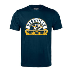 Nashville Predators Levelwear Richmond Banner Arch T-Shirt Navy