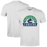 Vancouver Canucks Levelwear Richmond Banner Arch T-Shirt White