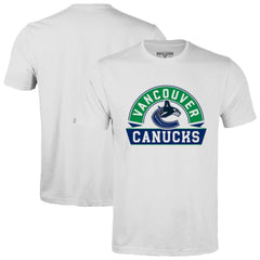 Vancouver Canucks Levelwear Richmond Banner Arch T-Shirt White