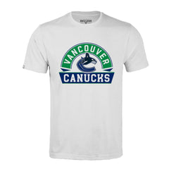 Vancouver Canucks Levelwear Richmond Banner Arch T-Shirt White