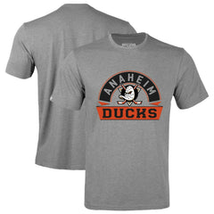 Anaheim Ducks Levelwear Richmond Banner Arch T-Shirt Gray