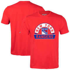 New York Rangers Levelwear Richmond Banner Arch T-Shirt Red