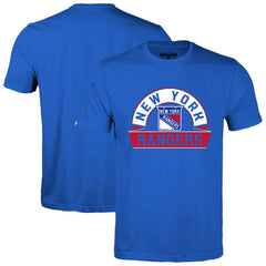 New York Rangers Levelwear Richmond Banner Arch T-Shirt Royal