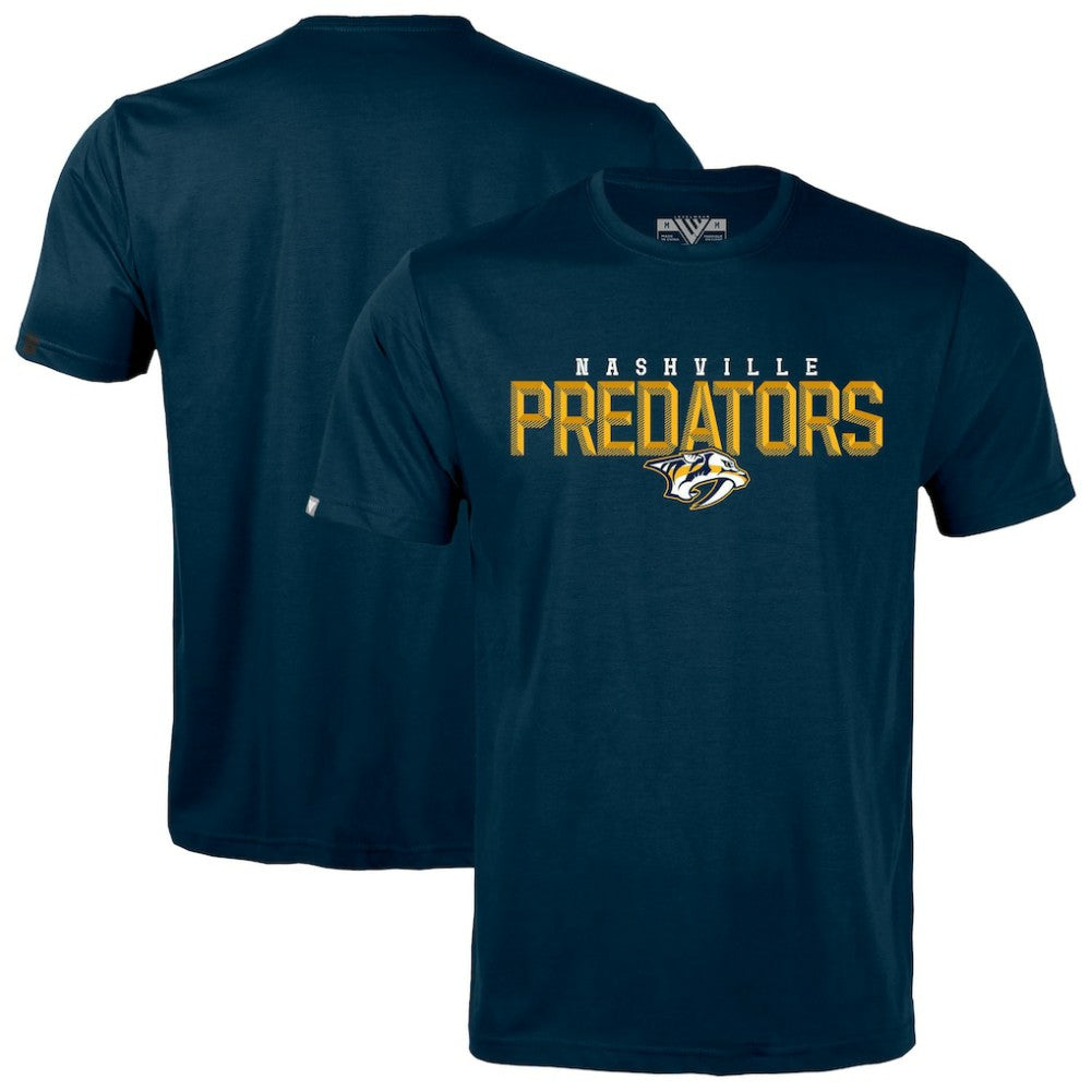 Nashville Predators Levelwear Richmond Carve T-Shirt Navy