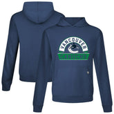 Vancouver Canucks Levelwear Relay Banner Arch Pullover Hoodie Navy