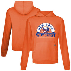 New York Islanders Levelwear Relay Banner Arch Pullover Hoodie Orange