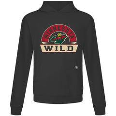 Minnesota Wild Levelwear Relay Banner Arch Pullover Hoodie Black