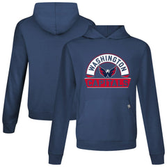Washington Capitals Levelwear Relay Banner Arch Pullover Hoodie Navy