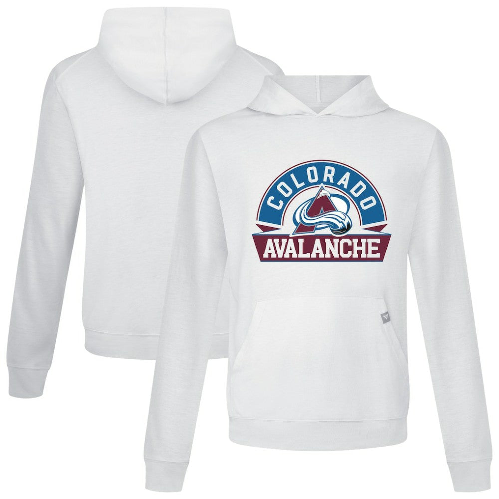 Colorado Avalanche Levelwear Relay Banner Arch Pullover Hoodie White