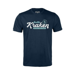 Seattle Kraken Levelwear Youth Little Richmond Monument T-Shirt Navy