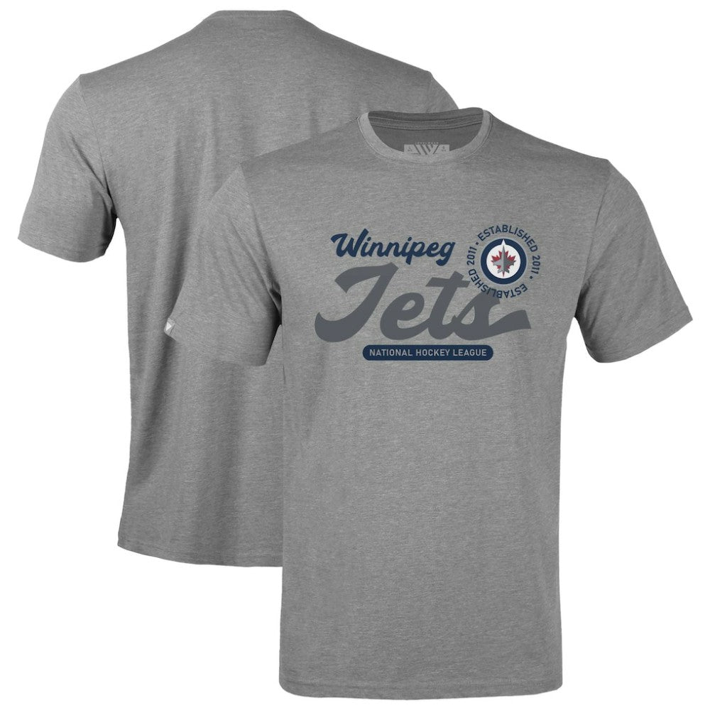 Winnipeg Jets Levelwear Youth Little Richmond Monument T-Shirt Gray